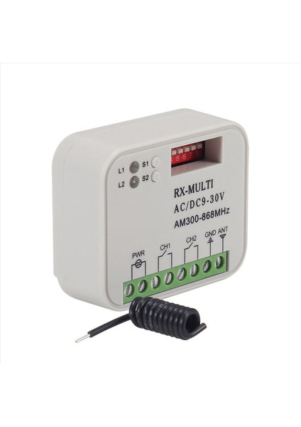 5x Uzaktan Kumanda Anahtarı Alıcısı 300-868MHZ Alıcı Evrensel Ac/dc 9-30V Garaj Kapısı Kontrolü Garaj Anahtarı (Yurt Dışından) fiyatları