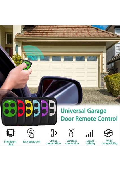 Garaj Kapı Açıcı Uzaktan Kumanda Evrensel 433.92 Mhz Garaj Kapısı Uzaktan Kumanda Garaj Kapısı El Taşıyıcı 6 Pcs (Yurt Dışından) fiyatları
