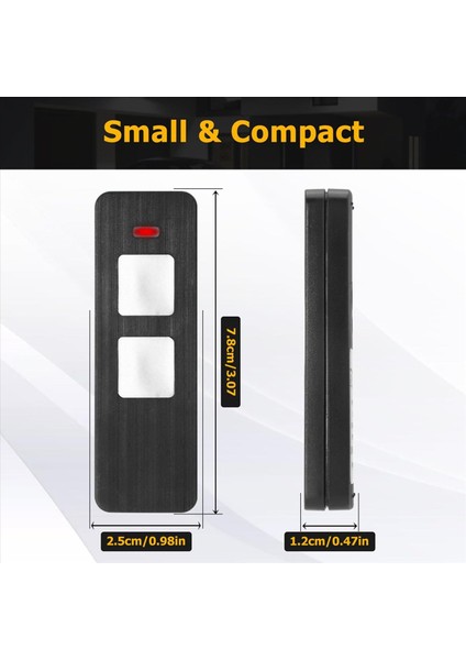 4X868MHZ Uzaktan Kumanda Garaj Kapısı 2 Kanal Uzaktan Kumanda Yaz Için Uyumlu 4015862001900 Kapı Uzaktan Kumandası (Yurt Dışından) fiyatları