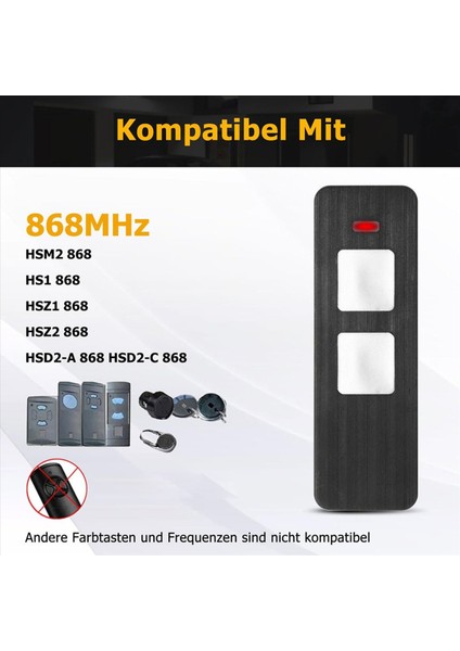 4X868MHZ Uzaktan Kumanda Garaj Kapısı 2 Kanal Uzaktan Kumanda Yaz Için Uyumlu 4015862001900 Kapı Uzaktan Kumandası (Yurt Dışından) fırsatları