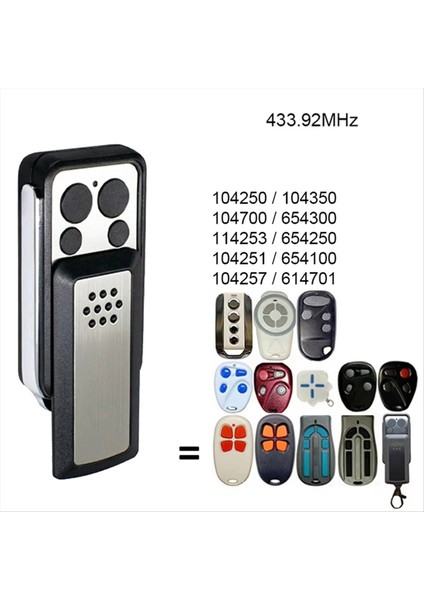 5 Adet 114253 Garaj Kapısı/kapı Uzaktan Kumandası 433 92MHZ Avıdsen 104257 104251 114253 Elektrikli Kapı Anahtarlık (Yurt Dışından) modelleri