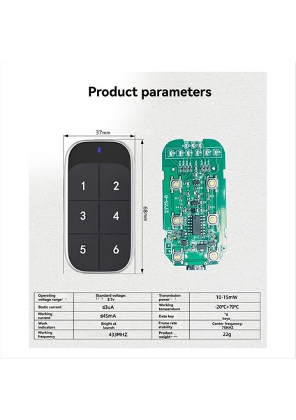 433 Mhz Frekanslı Garaj Kapısı Uzaktan Kumanda Haddeleme Kodu 433 Mhz El Verici Elektrikli Garaj Kapısı Rulo Kapı (Yurt Dışından) indirimleri