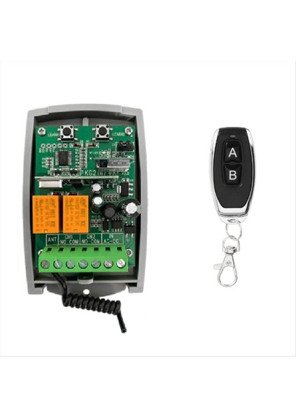 Tuya Wifi Akıllı Alıcı 2ch 7-32V Garaj Kapı Uzaktan Kumanda Açma Denetleyicisi Haddeleme Kodu 433MHZ Verici (Yurt Dışından)