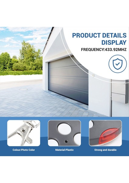 3 Adet Garaj Kapı Uzaktan Kumandası 433 92MHZ Sabit Kod Dıtec Gol4 Bıxlg4 El Vericisi (Yurt Dışından) fiyatları