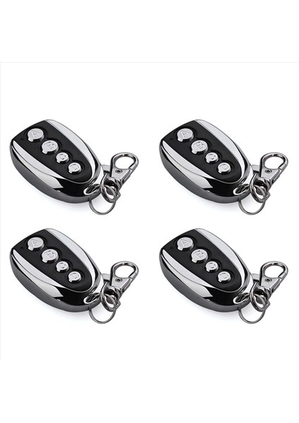 4x Evrensel 433MHZ Garaj Kapısı Açacağı Uzaktan Kumanda 4 Düğmeli Anahtarlık Kapılar ve Kapılar Için Teksir Kompakt Tasarım (Yurt Dışından)