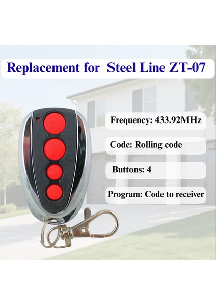 Garaj Kapısı Uzaktan Kumandası Steel-Line Zt-07 Garaj Uzaktan Kumandası SD800 Garaj Kapısı Açacağı 433 92MHZ 4 Kanallı Uzaktan Kumanda (Yurt Dışından) modelleri