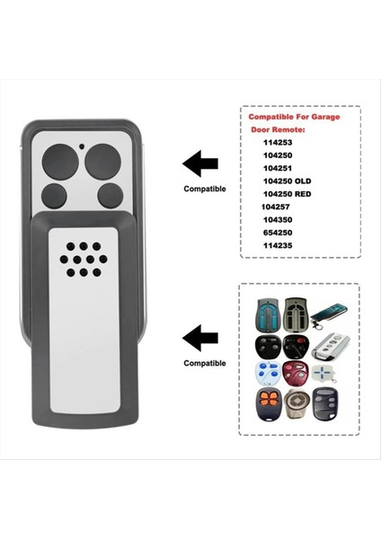 3 Adet Garaj Kapı Uzaktan Kumandası 433MHZ Haddeleme Kodu Alutech 114253 104250 104251 104257 104350 104700 614701 (Yurt Dışından) indirimleri