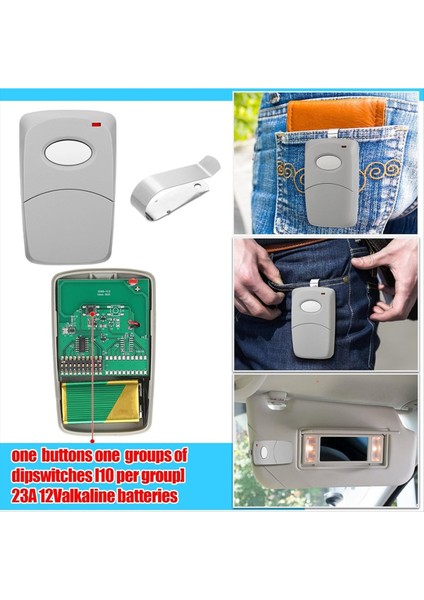 4 Adet 1 Kanal Kapısı Açacağı Uzaktan Çoklu Kod 308911 Doğrusal MCS308911 300 Mhz Garaj Kapısı Açacağı Uzaktan Kumanda (Yurt Dışından) indirimleri