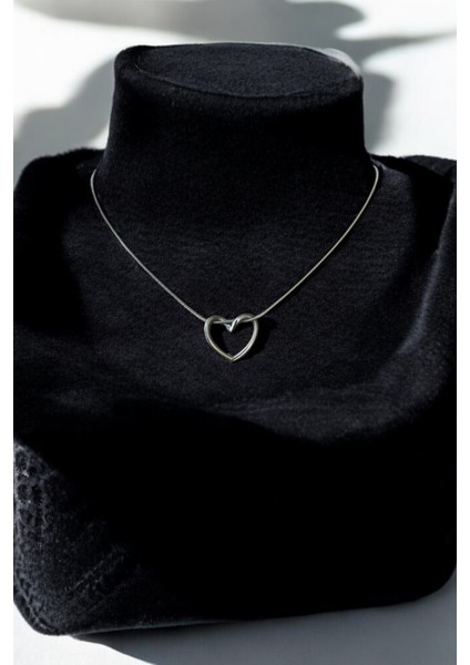 3'lü Hediye Kutusu Kalpli Çelik Kolye,peluş Anahtarlık-Işıklı Sevgili Küre- Sevgiliye,arkadaşa