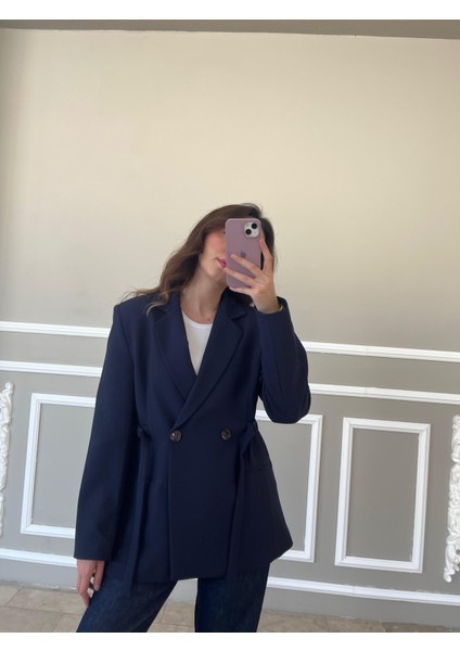 Yandan Bağlamalı Ceket