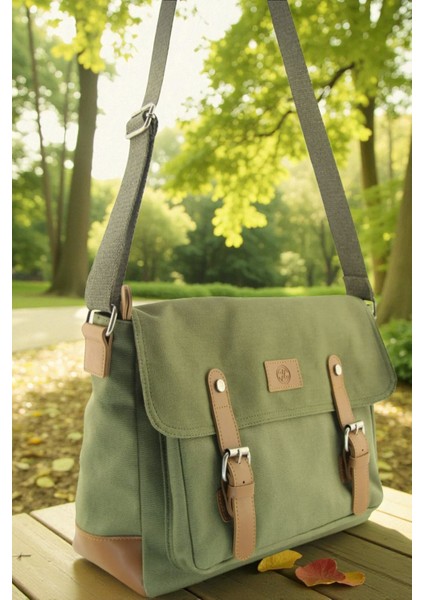 Unisex Kanvas Iş Okul Postacı Çantası