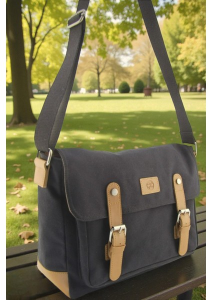 Unisex Kanvas Iş Okul Postacı Çantası