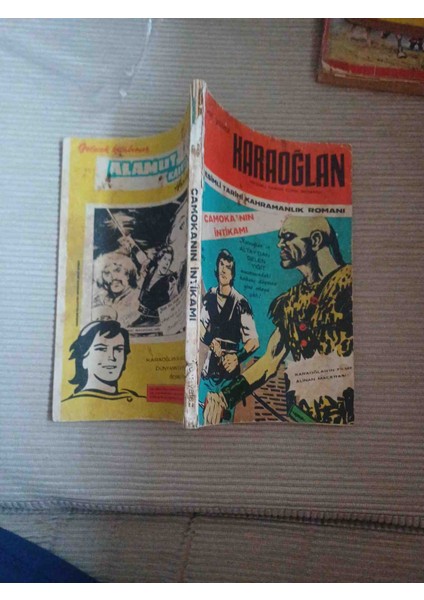 Karaoglan 1966 Basımı Camakonun Intıkamı 4 Fasıkul Kapaklı 32×4=128 Sayfa Sadece Sirt Ust Kisminda Kucuk Deforme Haric Cok Iyi Durumdadır fiyatları