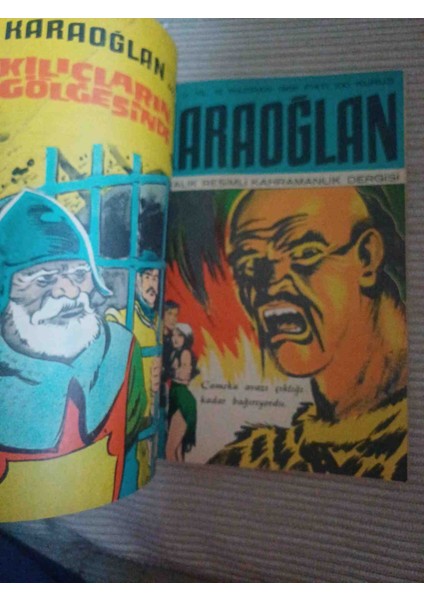 Karaoglan 1966 Basımı Camakonun Intıkamı 4 Fasıkul Kapaklı 32×4=128 Sayfa Sadece Sirt Ust Kisminda Kucuk Deforme Haric Cok Iyi Durumdadır fırsatları