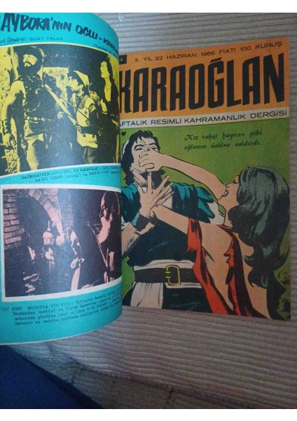 Karaoglan 1966 Basımı Camakonun Intıkamı 4 Fasıkul Kapaklı 32×4=128 Sayfa Sadece Sirt Ust Kisminda Kucuk Deforme Haric Cok Iyi Durumdadır indirimleri