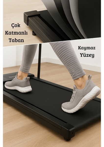 Uzaktan Kumandalı Katlanabilir Portatif Yürüyüş ve Koşu Bandı – 1.5 Hp indirimleri
