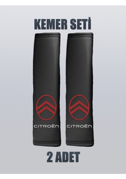 Citroën Yeni Logo Ortopedik Boyun Yastığı ve Kemer Kılıfı – Premium Araba Içi Set fiyatları