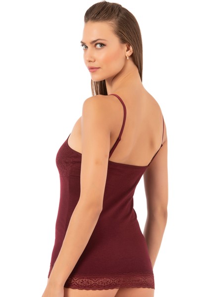 Özkan 24186 Kadın Pamuklu Likralı Süprem Dantel Kuplu Ince Askılı Atlet fiyatları