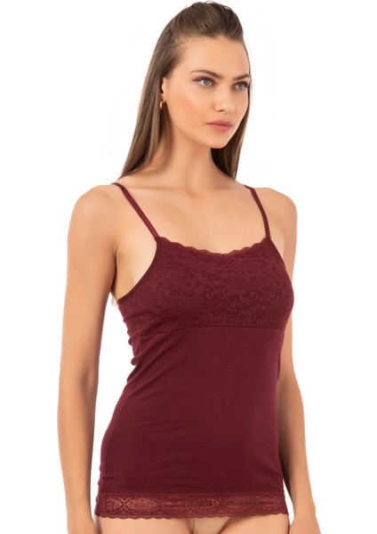 Özkan 24186 Kadın Pamuklu Likralı Süprem Dantel Kuplu Ince Askılı Atlet fırsatları