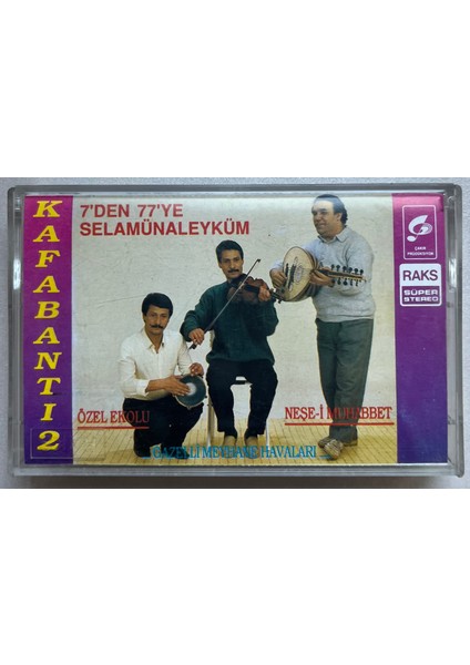 Kafa Bantı 2 - 7'den 77'ye Selamünaleyküm Kaset (Orijinal Dönem Baskı Kaset)