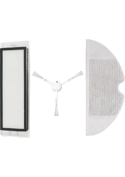 Xiaomi Vacuum Mop 2c (XMSTJQR2C) Uyumlu 3 Parça Filtre Fırça Seti