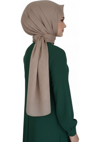 Shawl Secret Balık Sırtı Desenli Jakarlı Şal