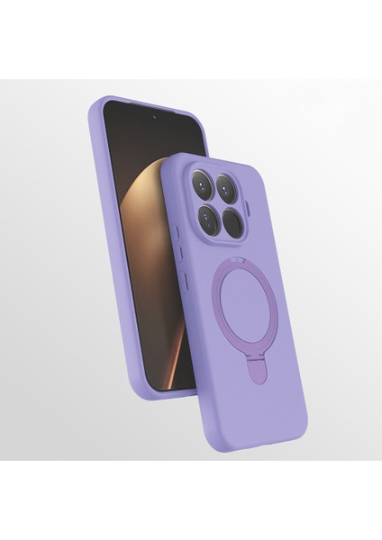 Xiaomi 15T Pro Kılıf M-Safe Şarj Özellikli Standlı Samara Kapak