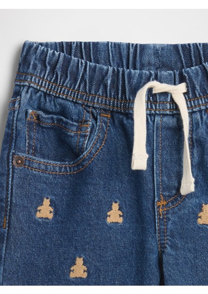 Erkek Bebek Mavi Pull-On Original Straight Jean Pantolon fiyatları