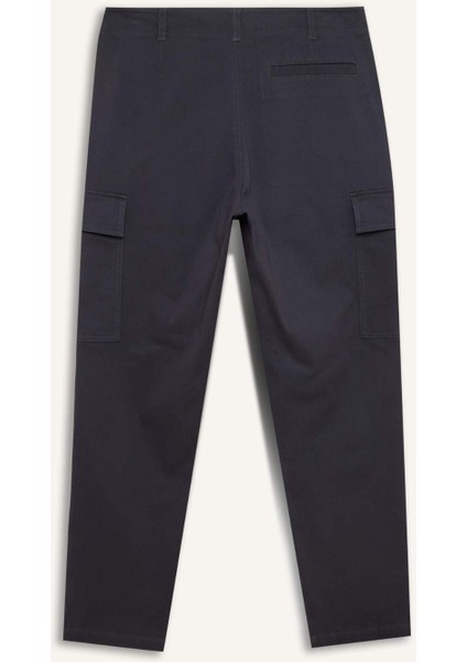 Relax Fit Rahat Kesim Yazlık Pantolon Kargo Cepli Düz Paça