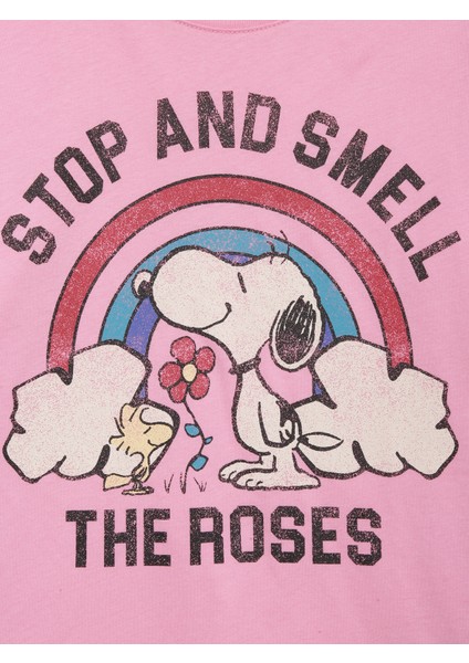 Kız Çocuk Pembe Grafik Baskılı Tunik T-Shirt modelleri