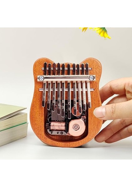 Kalimba Mini Başparmak Piyano 10 Tuşlar Taşınabilir Müzik Aleti Karikatür Sevimli Kalimba Başparmak Piyano Müzik Kutusu Yetişkin Yeni Başlayanlar Için Ilginç Parti Seyahat Sapelli Ahşap fiyatları
