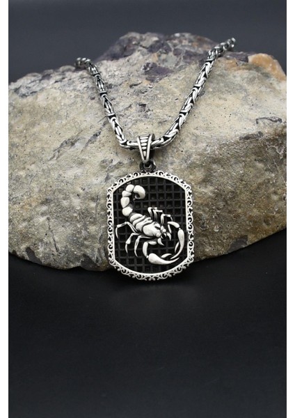 Akrep Figürlü 925 Ayar Gümüş Kolye Kral Zincir 2mm 902419 fiyatları