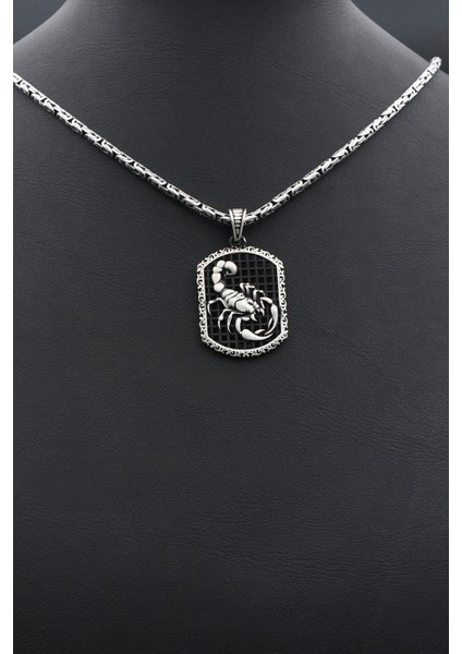 Akrep Figürlü 925 Ayar Gümüş Kolye Kral Zincir 2mm 902419 indirimleri