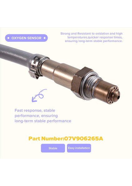 07V906265A Bentley Motors O2 Sensörü Için Oksijen Sensörü (Yurt Dışından) indirimleri