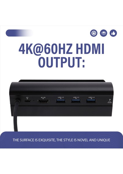 HDMI Uyumlu 1000MBPS Ethernet Şarjlı USB 3 0 Bağlantı Noktalı Rog Steamdeck Gaming El Tipi Genişletme Bağlantı Istasyonu (Yurt Dışından) fırsatları
