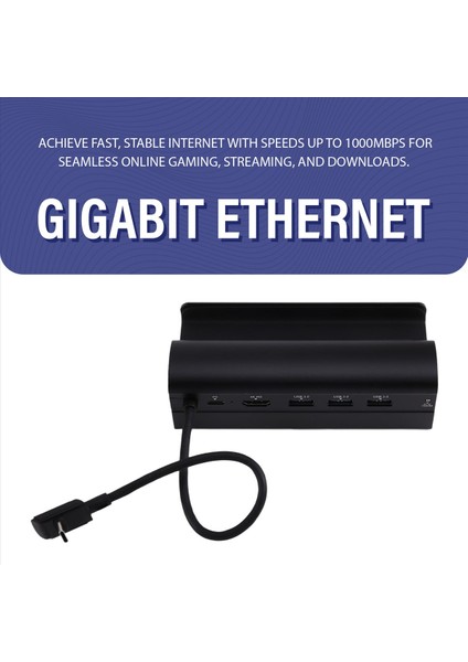 HDMI Uyumlu 1000MBPS Ethernet Şarjlı USB 3 0 Bağlantı Noktalı Rog Steamdeck Gaming El Tipi Genişletme Bağlantı Istasyonu (Yurt Dışından) indirimleri