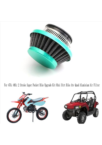 3 Adet 42 mm Hava Filtresi 47CC 49CC Süper Çocuk Motosikleti Yükseltme Kiti Mini Dirt Bike Atv Quad Alüminyum Hava Filtresi Mavi (Yurt Dışından) indirimleri