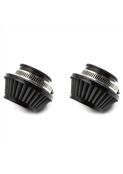 2 Adet 42 mm Hava Filtresi 47CC 49CC Süper Çocuk Motosikleti Yükseltme Kiti Mini Dirt Bike Atv Quad Alüminyum Hava Filtresi Siyah (Yurt Dışından)