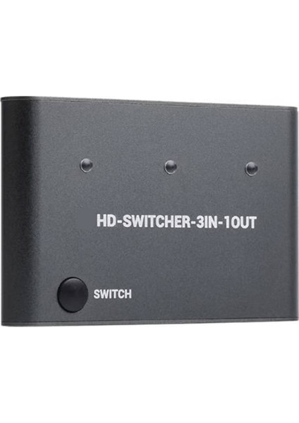 HDMI Uyumlu 4K Switcher 3&#39 Ü 1 Arada Tek Tıklamayla Geçiş Giriş Cihazlarını Paylaşmak Için Tek Hd Ekran Desteği Pc Oyunu (Yurt Dışından)