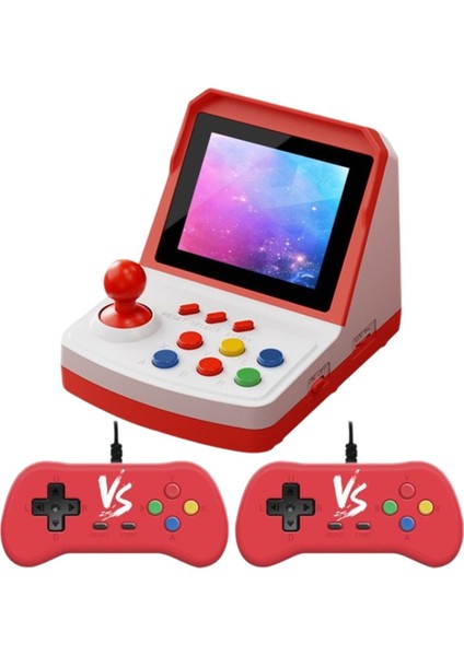 A6PLUS Retro Mini Arcade Video Oyun Konsolu 1000+ Oyun 3 2 Inç Ekran Dahili Joystick Desteği Tv Çıkışı Ev Arcade A (Yurt Dışından)