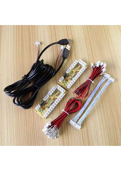 4x Sıfır Gecikme Arcade Dıy Kiti USB Kodlayıcı Pc&#39 Den Joystick&#39 E 5pin Joystick ve 2 8mm Düğme (Yurt Dışından) indirimleri