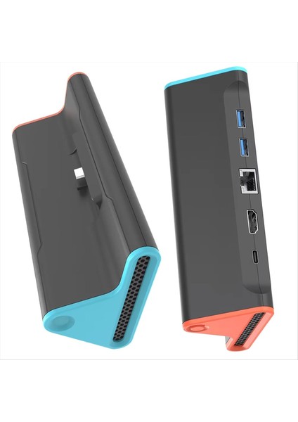 Switch 2 Bağlantı Istasyonu Için HDMI Uyumlu USB ve Tip C Bağlantı Noktaları Oyun Konsolu Oyun Deneyimi Için Şarj Standı (Yurt Dışından) modelleri