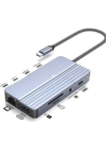 Cep Telefonları Dizüstü Bilgisayarlar ve Steam Oyun Konsolları Için 4K 10&#39 U 1 Arada Genişletme Bağlantı Istasyonu Hdtv Adaptör Tip-C Genişletme Bağlantı Istasyonu (Yurt Dışından) fiyatları