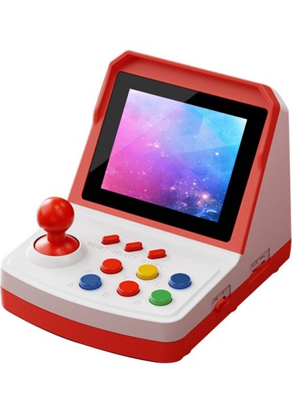 A6PLUS Retro Mini Arcade Video Oyun Konsolu 3 2 Inç Ekran 1000+ Oyun Dahili Joystick Ev Arcade Desteği Tv Çıkışı A (Yurt Dışından)