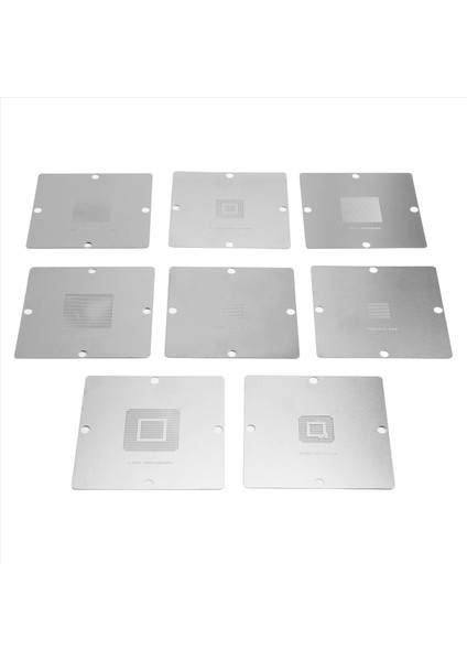8 Adet Doğrudan HEAT90X90MM XBOX360 Cpu Gpu Şablonlar Bga Reballing Istasyonu Oyun Konsolu Csp Gpu-B CPU-A01 Reballing Stencil (Yurt Dışından) modelleri