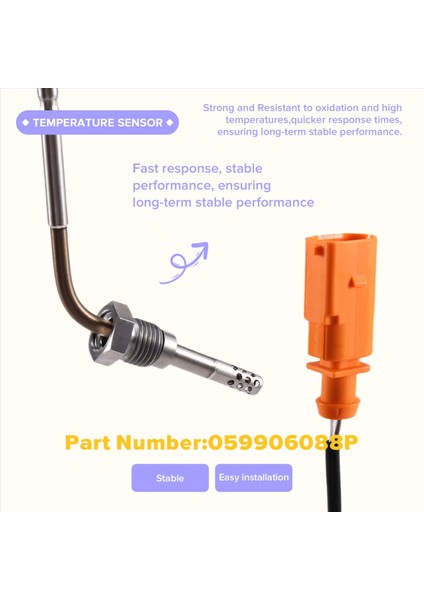 059906088P Egt Sensör Audi Vw Için Egzoz Gazı Sıcaklık Sensörü (Yurt Dışından) indirimleri