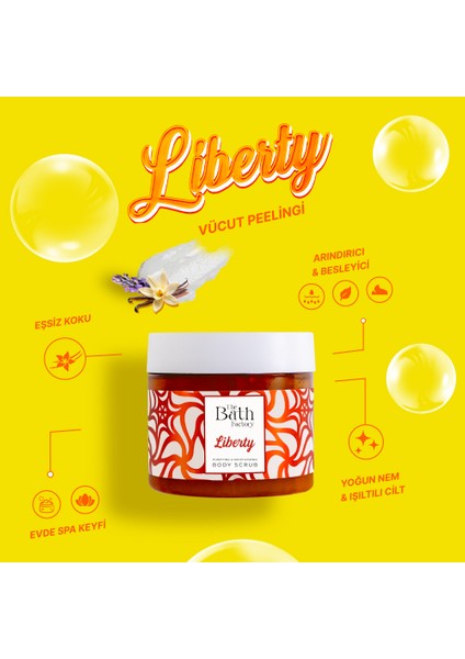 Nemlendirici ve Arındırıcı Liberty Vücut Peelingi 300 gr fiyatları