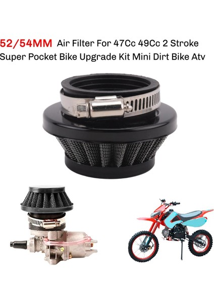 52/54MM Motosiklet Karbüratör Arayüzü 47CC 49CC Süper Cep Bisikleti Yükseltme Kiti Mini Kir Bisiklet Atv B (Yurt Dışından) fırsatları