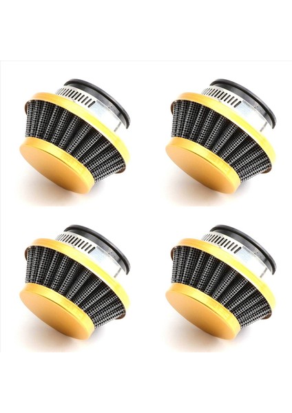 4 Adet 42 mm Hava Filtresi 47CC 49CC Süper Çocuk Motosikleti Yükseltme Kiti Mini Dirt Bike Atv Quad Alüminyum Hava Filtresi Altın (Yurt Dışından)