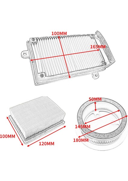 Motosiklet Hava Filtresi Elemanı Karter Hava Filtresi Sym Maxsym TL500 TL508 Motosiklet Aksesuarları (Yurt Dışından) fırsatları
